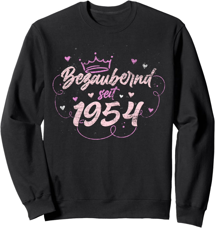 Bezaubernd seit 1954 Geschenk für Frauen 68 Geburtstag Sweatshirt