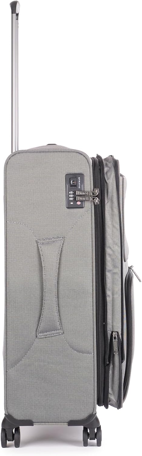 Stratic Bendigo Light+ Kofferset 3-teilig Koffer Weichschale Reisekoffer Trolley Handgepäck, 4 Rolle