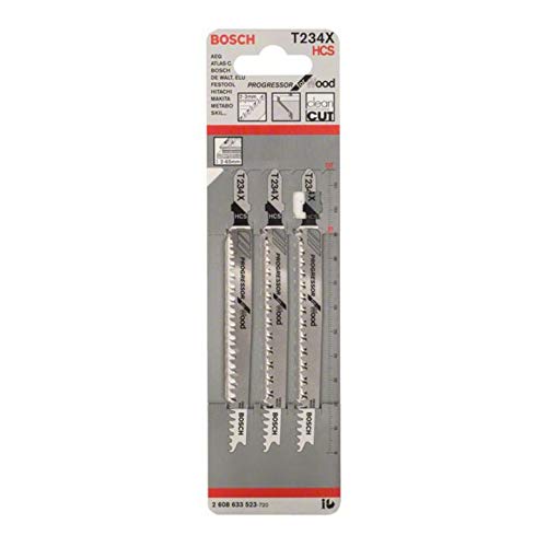Bosch Stichsägeblatt T 234 X Progressor for Wood 5 Stk