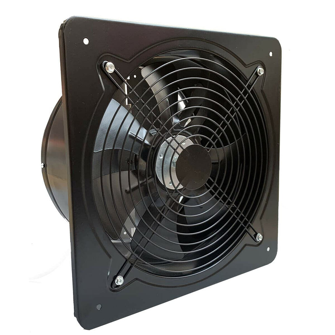 ECUTEE 120W 12" Axiallüfter 2650 m³/h Abluftventilator 300mm Axialventilator Küchenabluftventilator