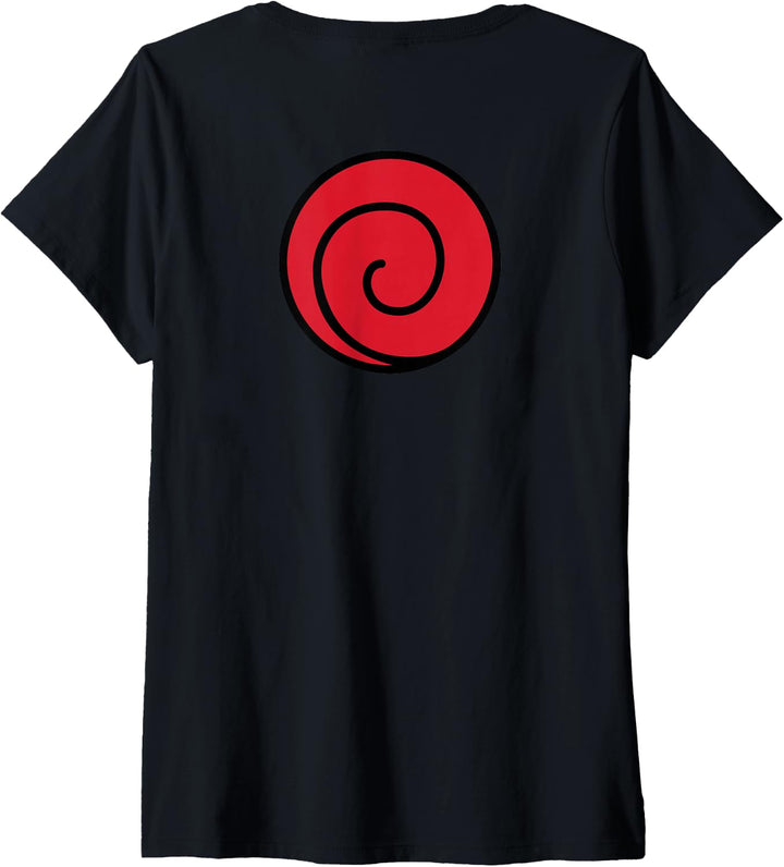 Naruto Shippuden Kakashi Cosplay T-Shirt mit V-Ausschnitt