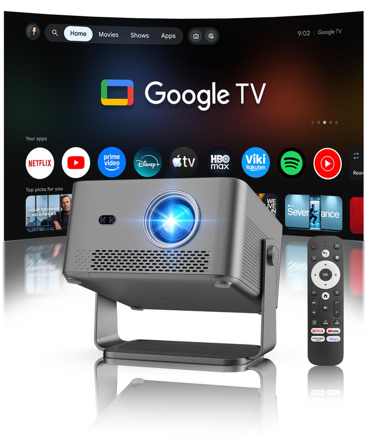 Magcubic Beamer 4K, 1080P Native 800ANSI Projektor mit WiFi, Bluetooth, Sprachsteuerung, Integrierte