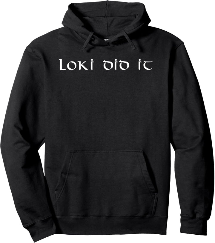 Norse God Loki Nordic Scandinavian Asatru Viking Mythology Pullover Hoodie