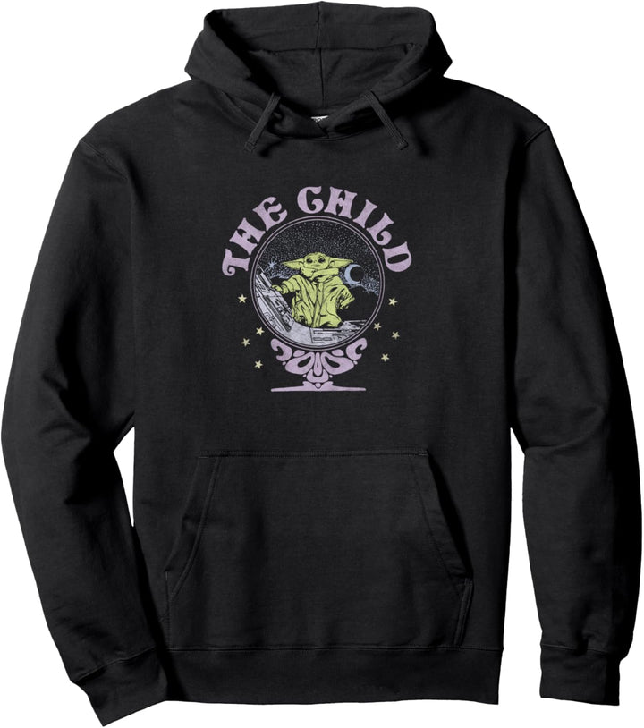 Star Wars The Mandalorian Child Vintage Poster Pullover Hoodie