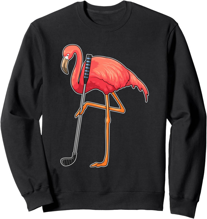 Flamingo Golf Golfschläger Sweatshirt