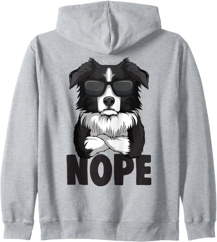 Border Collie Hunde Frauchen Herrchen Kapuzenjacke