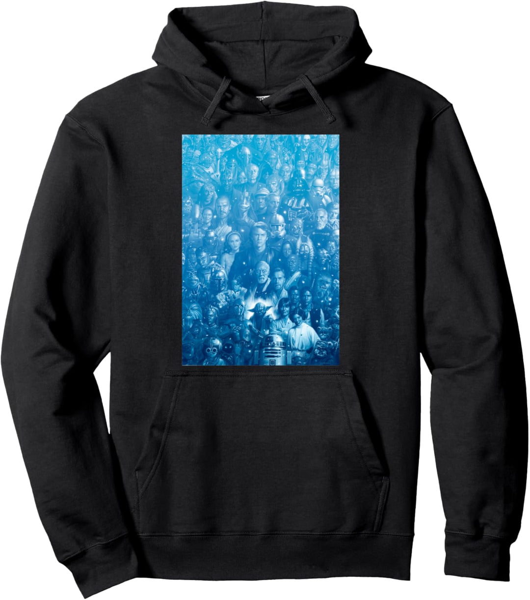 Star Wars Group Shot Ghostly Photo Pullover Hoodie