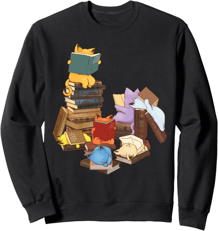 Kätzchen, Katzen, Buchclub Geschenk Sweatshirt