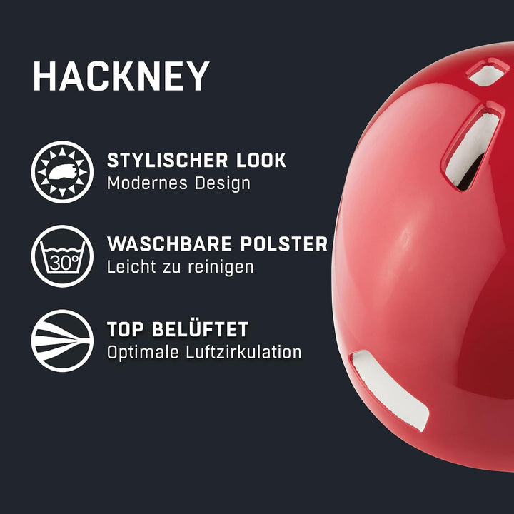 ALPINA HACKNEY - Leichter, Bruchfester &amp; Optimal Klimatisierter Fahrradhelm Mit Nachrüstbarem LED Fü