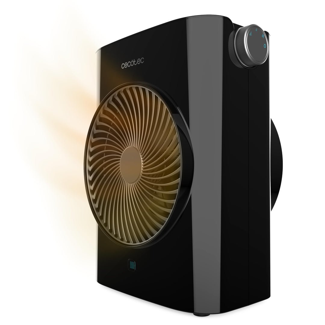 Cecotec Heizlüfter ReadyWarm 2070 Max Force Schwarz. 2000 W, 2 Leistungsstufen, 3 Betriebsmodi (Kühl