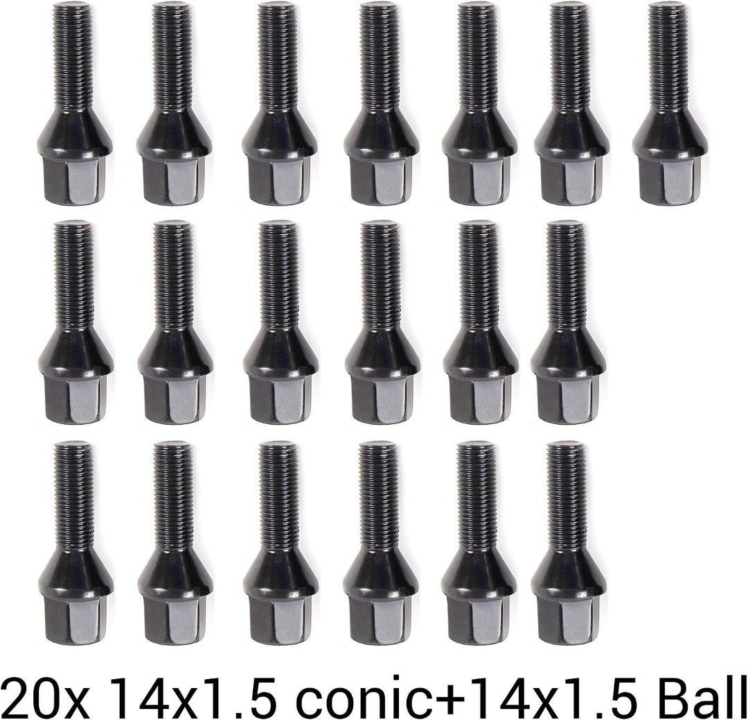 OMP SPEED SET Abstandhalter OMP 20MM 5X112 57.1 M14X1.5 CONIC+14X1.5 BALL 5x112 57.1 20mm, 5x112 57.