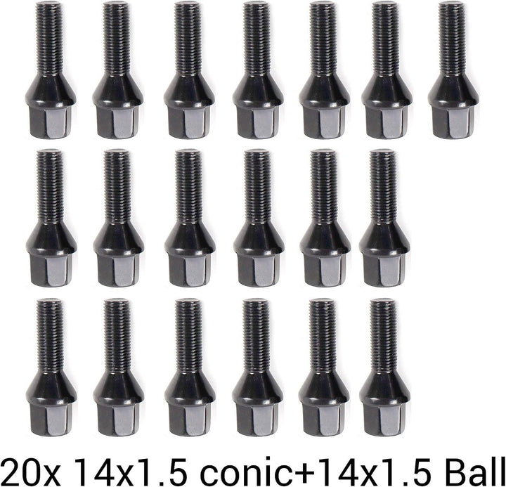 OMP SPEED SET Abstandhalter OMP 20MM 5X112 57.1 M14X1.5 CONIC+14X1.5 BALL 5x112 57.1 20mm, 5x112 57.