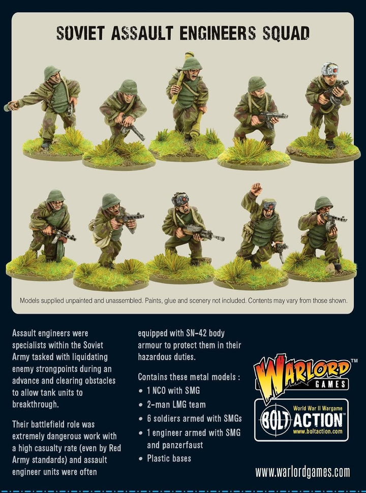 Warlord Games Bolt Action, Soviet Assault Engineers Squad