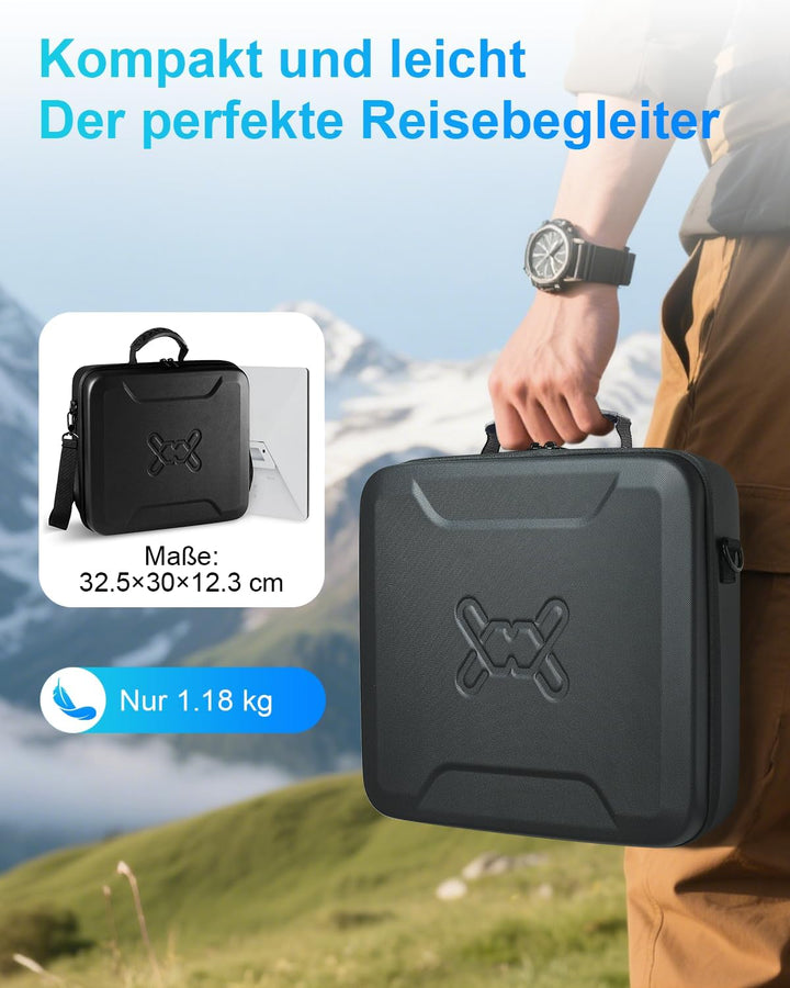 Mwin Starlink Mini Tasche - Starlink Mini Zubehör Leichtes Reiseetui Spritzwassergeschützte und Stos