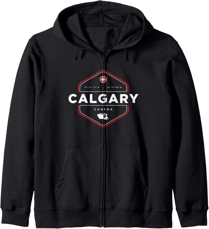 Calgary Canada Kapuzenjacke