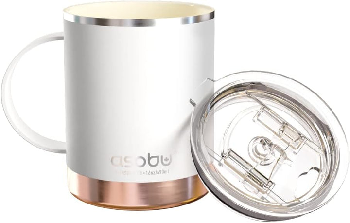 Asobu Ultimative Edelstahl-Keramik-Innenbeschichtung Isolierbecher SM30 WHITE Divers, Divers