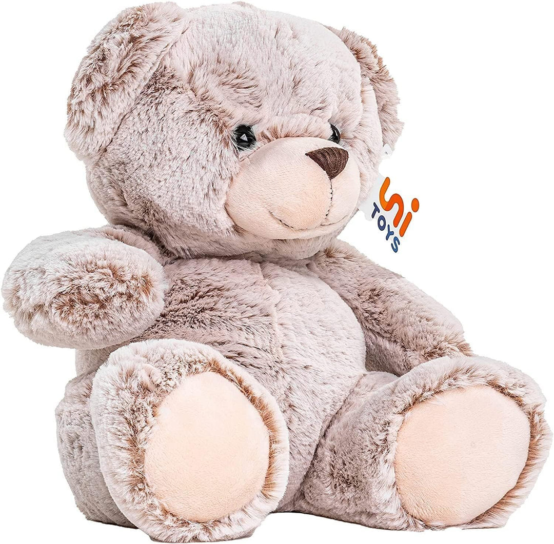 Uni-Toys - Teddybär, superweich (Hellbraun) - 24 cm (Höhe) - Plüsch-Bär, Teddy - Plüschtier, Kuschel