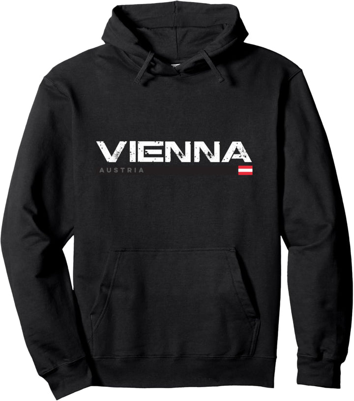 Vienna Austria Weinlese Retro Pullover Hoodie