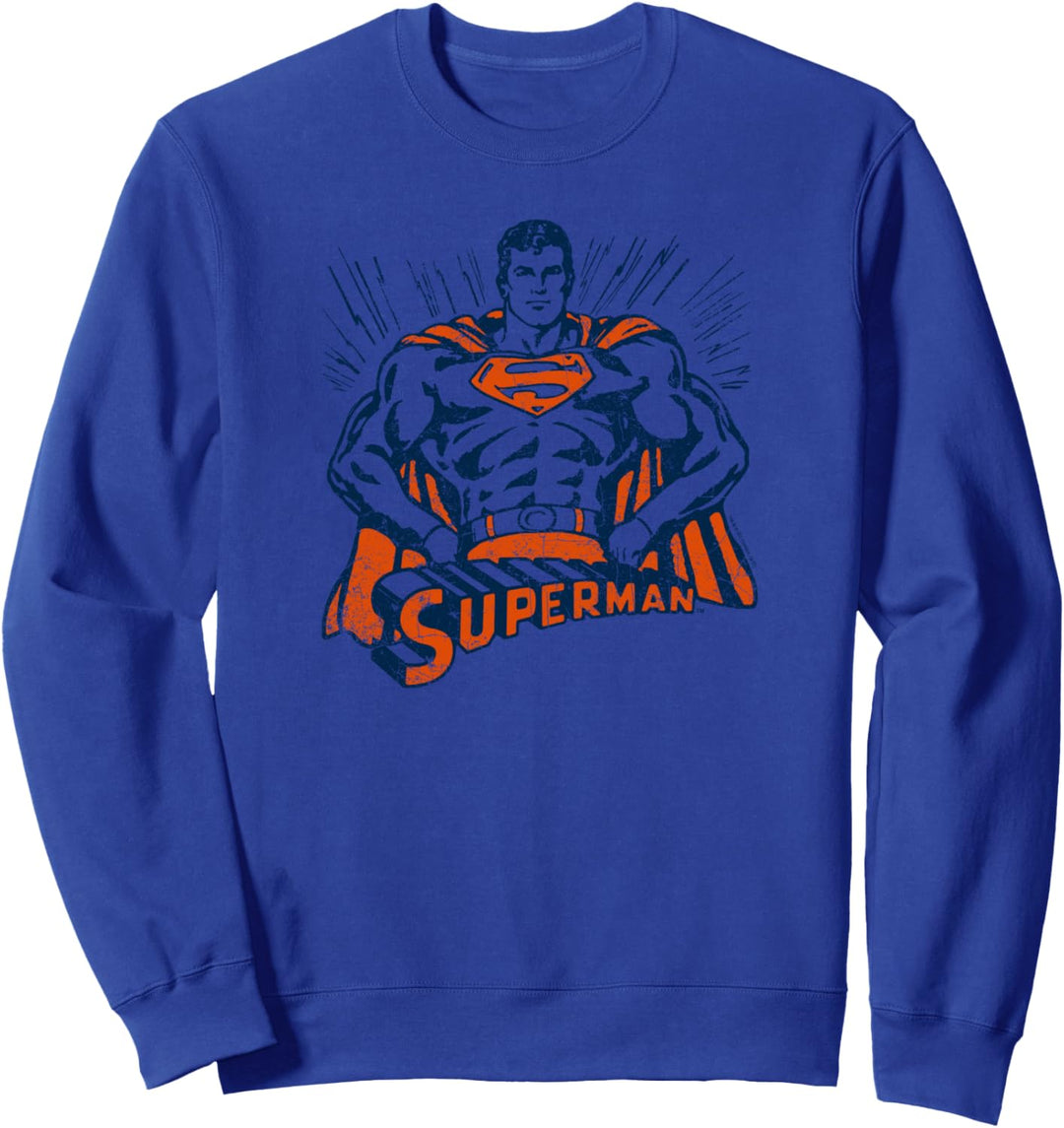Superman Vintage Stance Sweatshirt