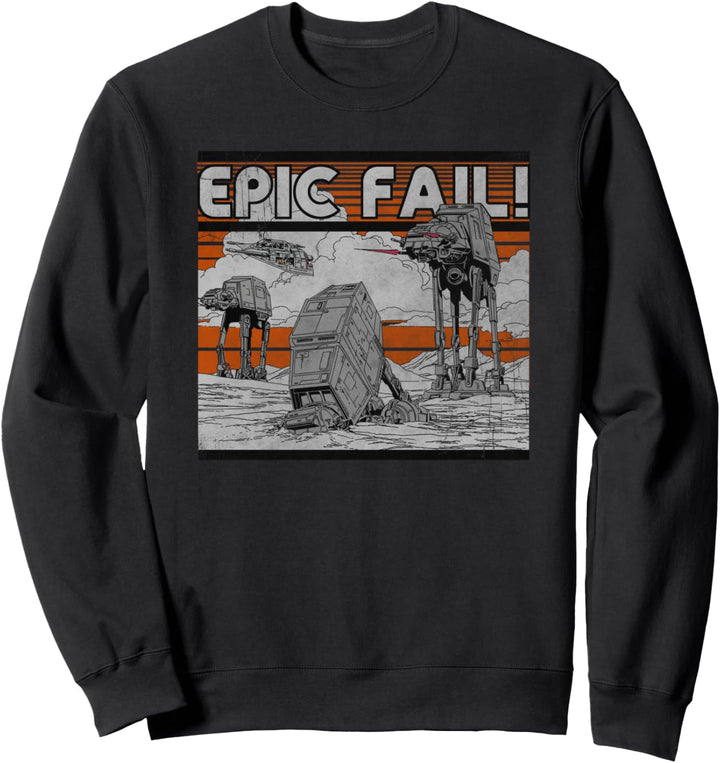 Star Wars AT-AT Walker Epic Fail Meme Sweatshirt