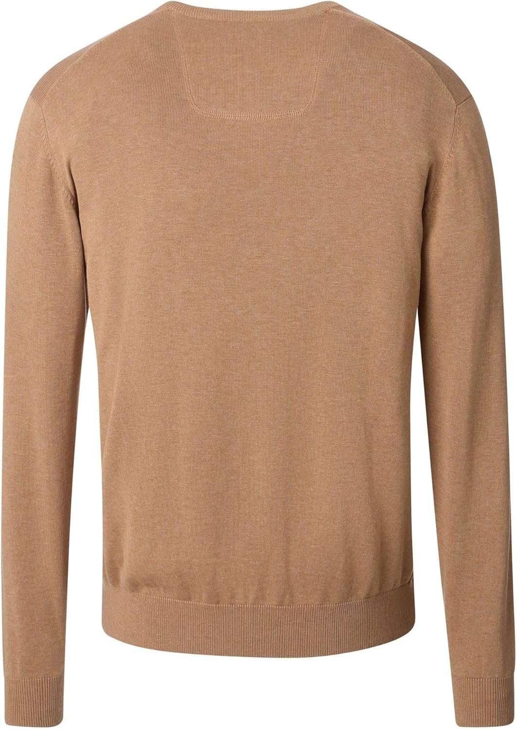 CASAMODA Herren Pullover mit V-Ausschnitt unifarben Elastischer Bund XL Braun (630), XL Braun (630)