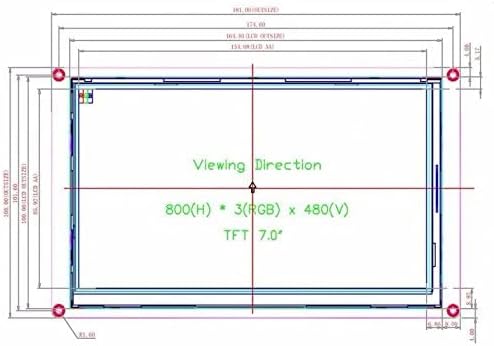 Aihasd Touch Display Module Enhanced Nextion 7.0&