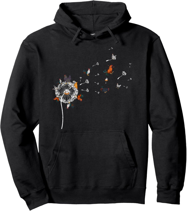 Pusteblume Huhn Pullover Hoodie