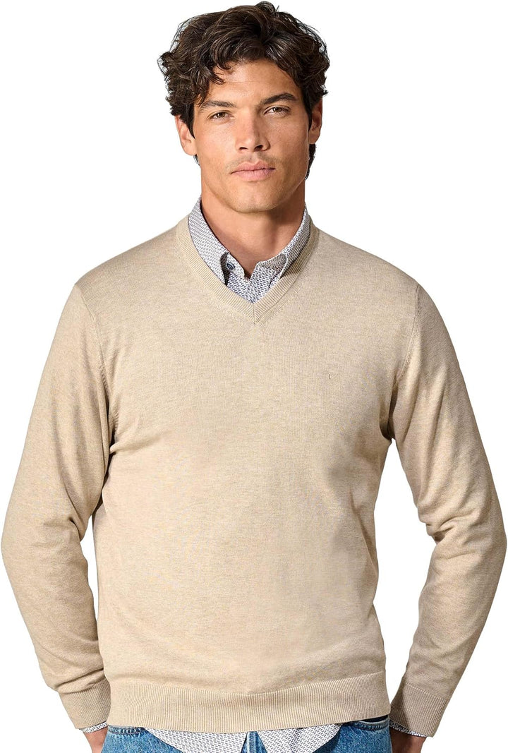 CASAMODA Herren Pullover S Beige, S Beige