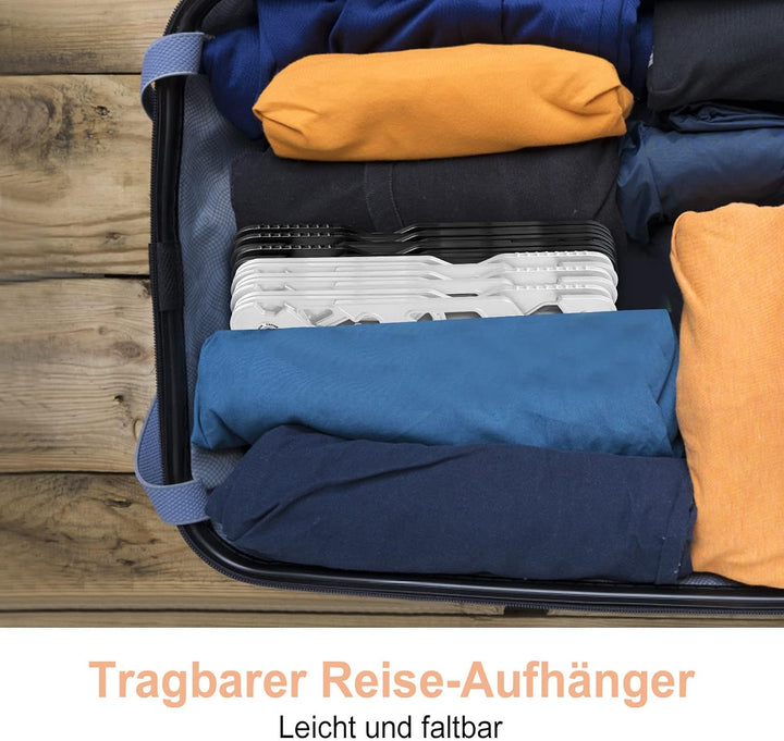 NICEDACK Premium Reisebügel Tragbare Klapp Kleiderbügel Super Bearing Collapsible Hanger Faltbare Kl