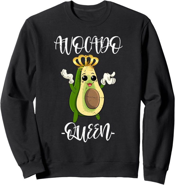 Avocado Königin Frauen Vegan Ketogen Lifestyle Avocado Sweatshirt