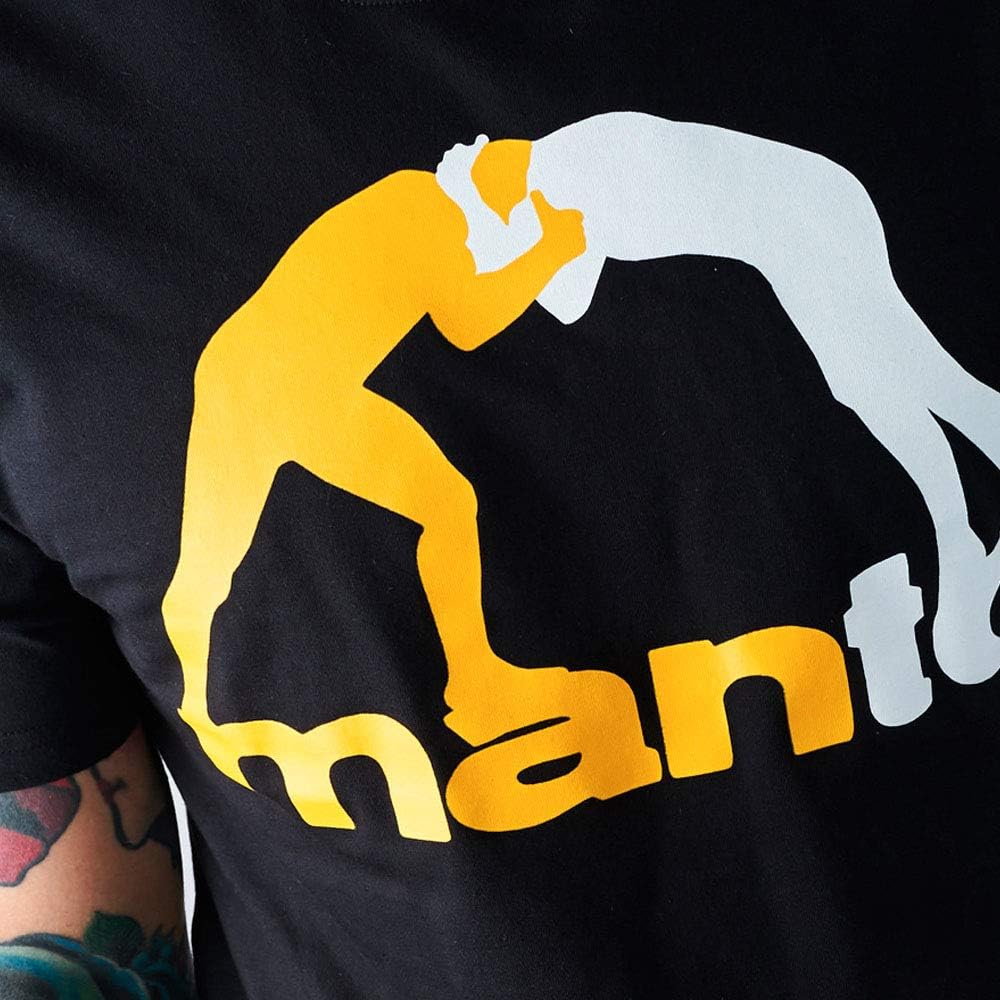 MANTO T-Shirt, Logo, schwarz Grösse XL