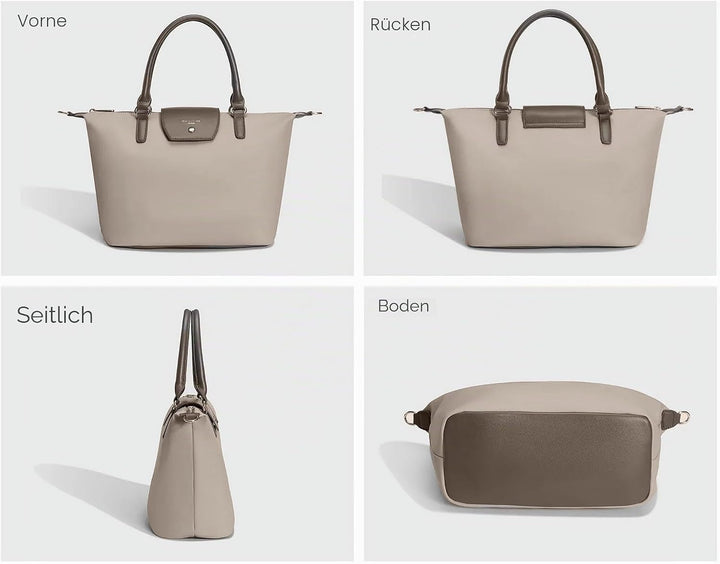 David Jones - Handtasche, Einkaufstasche, Nylon, für Damen, weiche Einkaufstasche, grosse Kapazität,