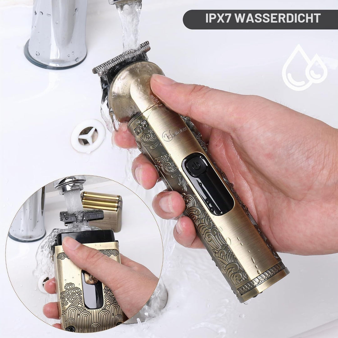 Hatteker Bartschneider Barttrimmer Herren Haarschneidemaschine Set Haarschneider Profi Rasierer Herr