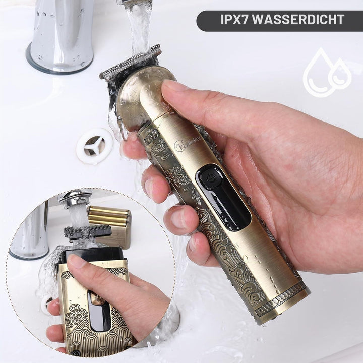 Hatteker Bartschneider Barttrimmer Herren Haarschneidemaschine Set Haarschneider Profi Rasierer Herr