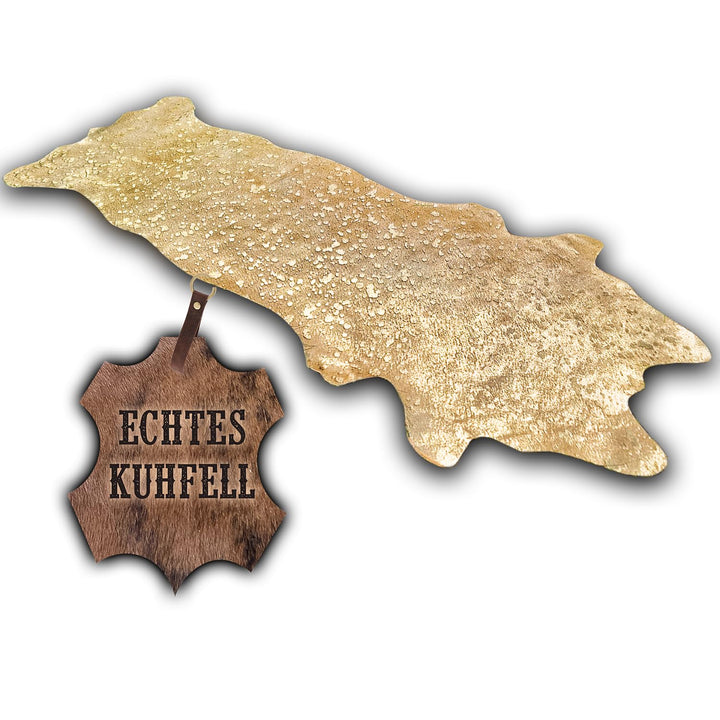 unendlich schoen - Echter Kuhfell Teppich klein, Made in Germany, geruchsneutral, Rinderfell ideal f