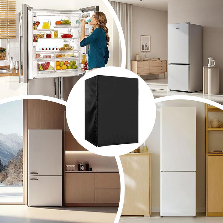 Outdoor Kühlschrank Abdeckung - 210D Gefrierschrankabdeckung | Kühlschrankabdeckung | Staubschutz Fü