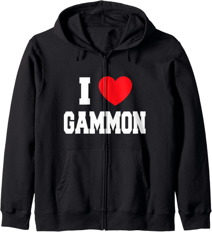 I Love Gammon Kapuzenjacke