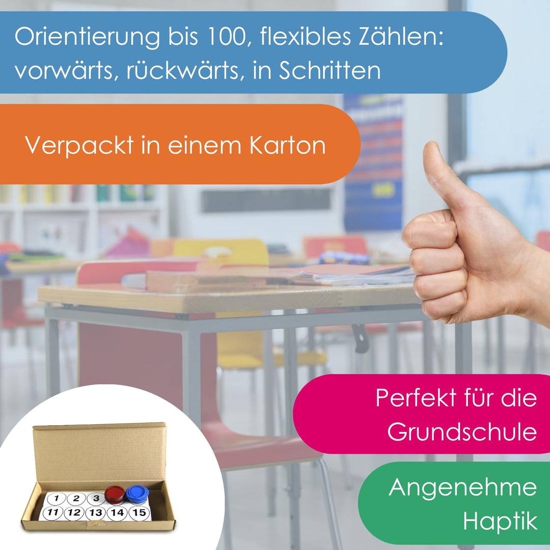 WISSNER aktiv lernen - Magnetisches Hunderter Feld 52 Teile