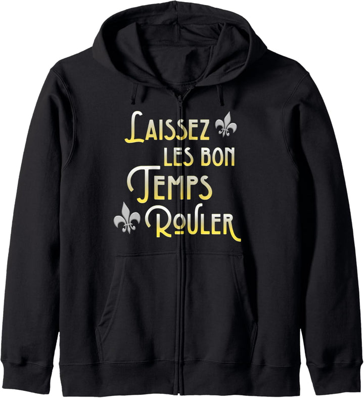 Laissez Les Bon Temps Rouler Fleur De Lis NOLA New Orleans Kapuzenjacke