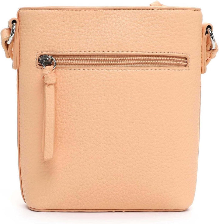 Tamaris Umhängetasche Alessia 30444 Damen Handtaschen Uni Einheitsgrösse Apricot 642, Einheitsgrösse