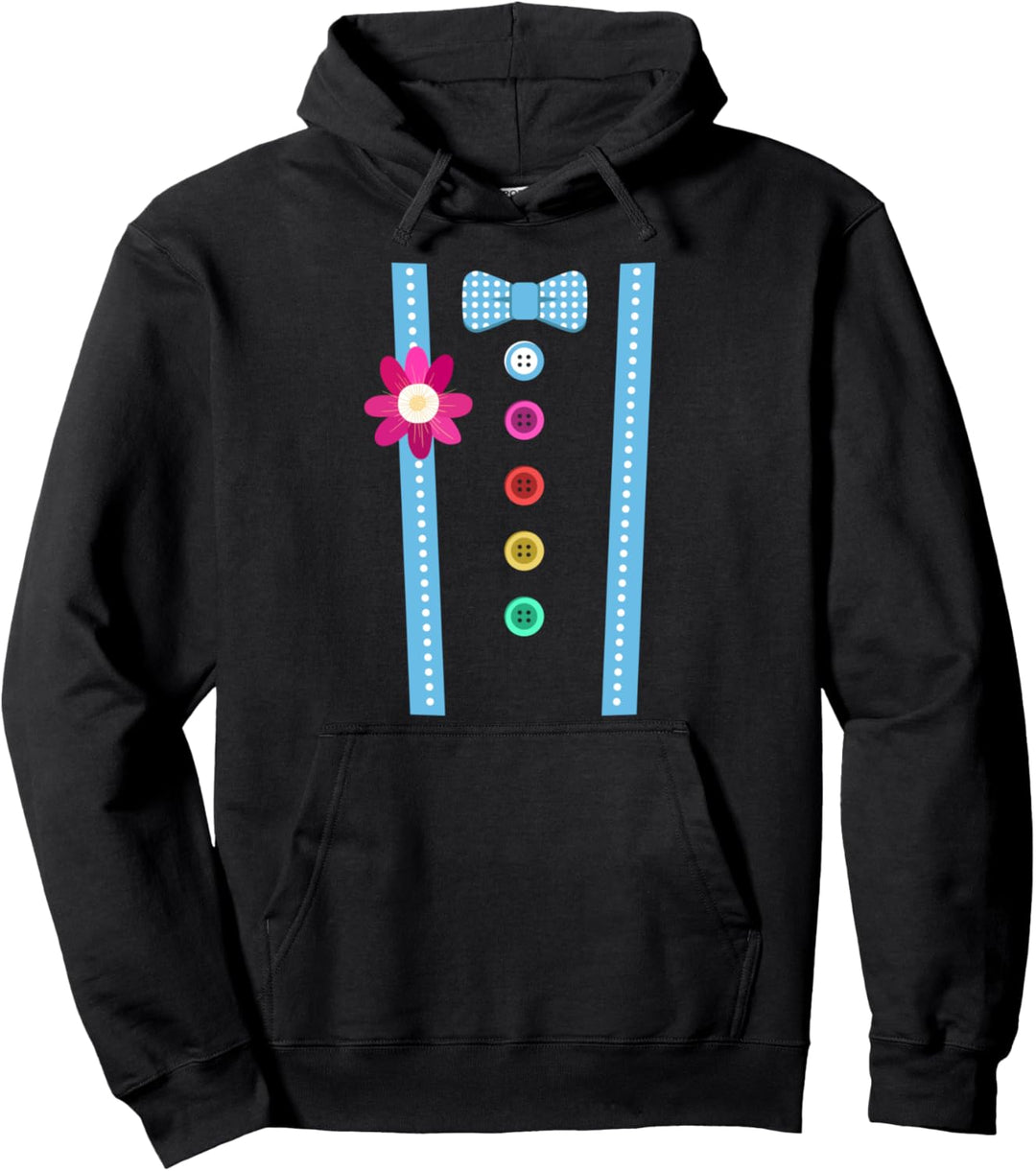 Clown Karneval Fasching Kostüm Pullover Hoodie