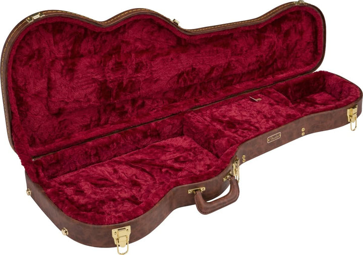Fender Stratocaster/Telecaster Poodle Case Brown Braun Stratocaster / Telecaster Pudel aus Holz Einz