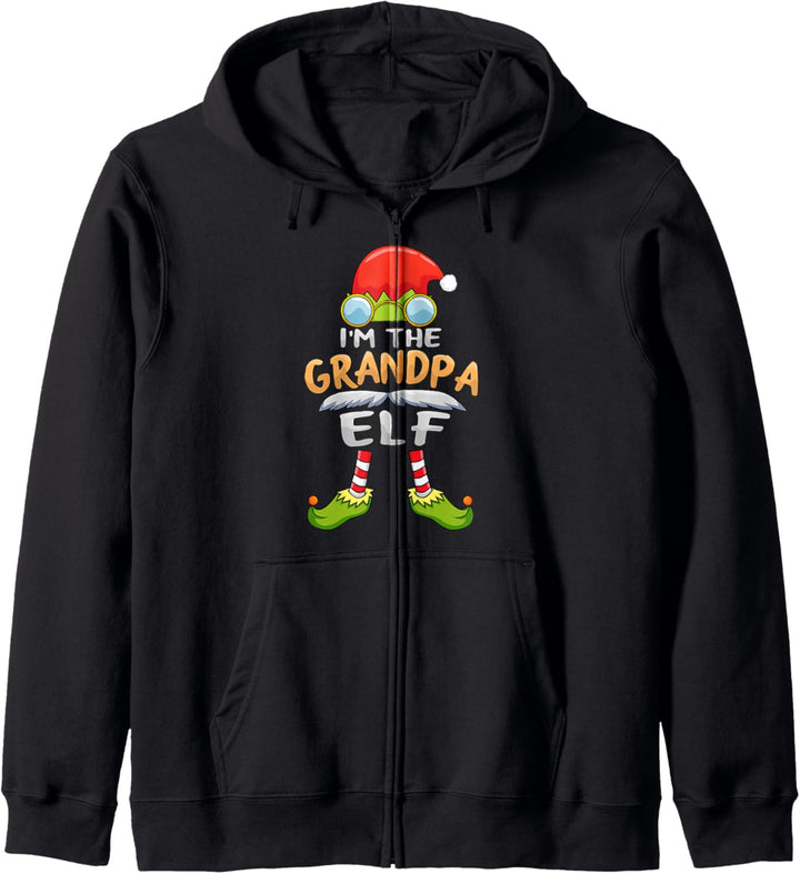 Der Grossvater Elf Weihnachten Kostüm Pop Grossvater Kapuzenjacke