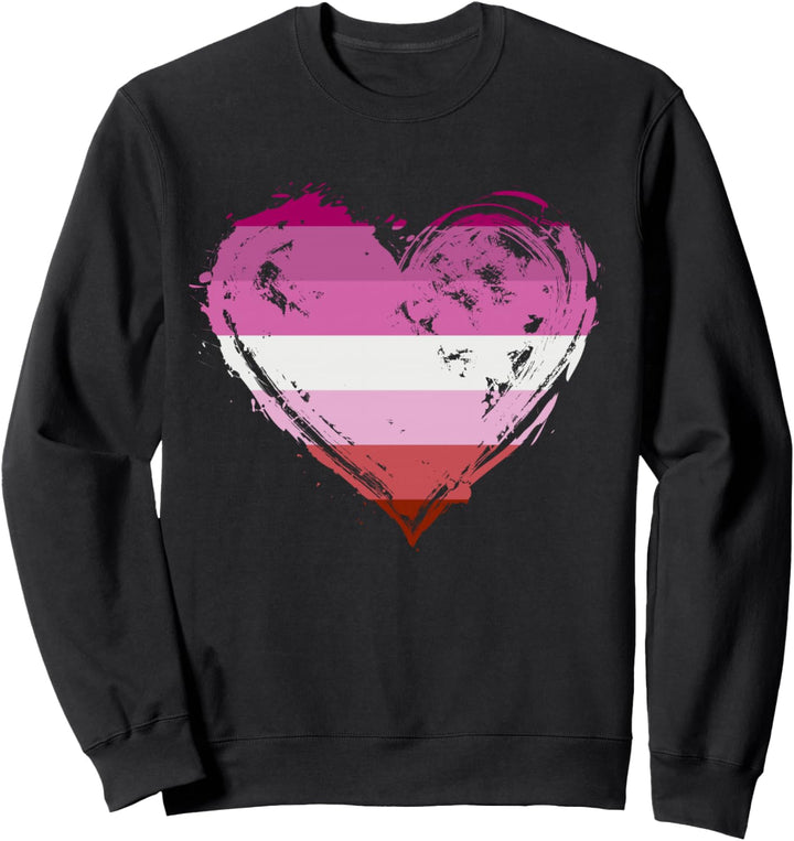 Lesbian Pride Flag Frauen Sweatshirt