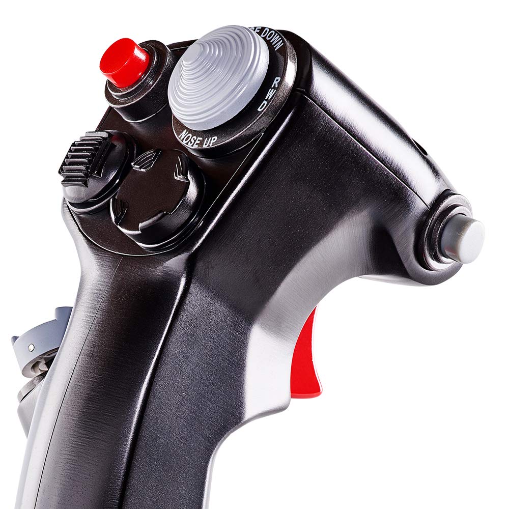 Thrustmaster F-16C Viper HOTAS Add-On Grip - Vielseitige Nachbildung des Flight Sticks für Kampfflug