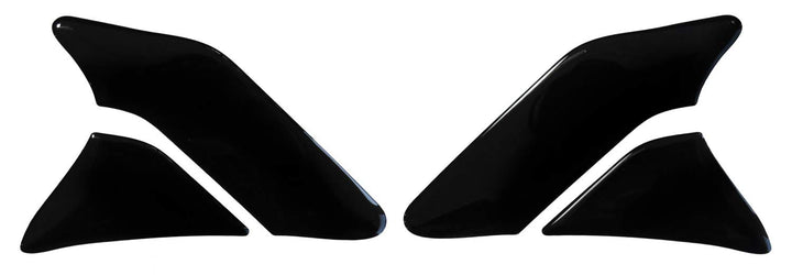 BIKE-label Seitentank Pad Motorrad Lackschutz Aufkleber schwarz 800140