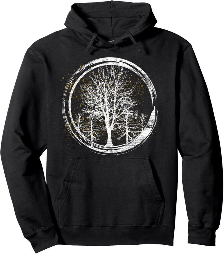 Vintage Baum Natur Pullover Hoodie