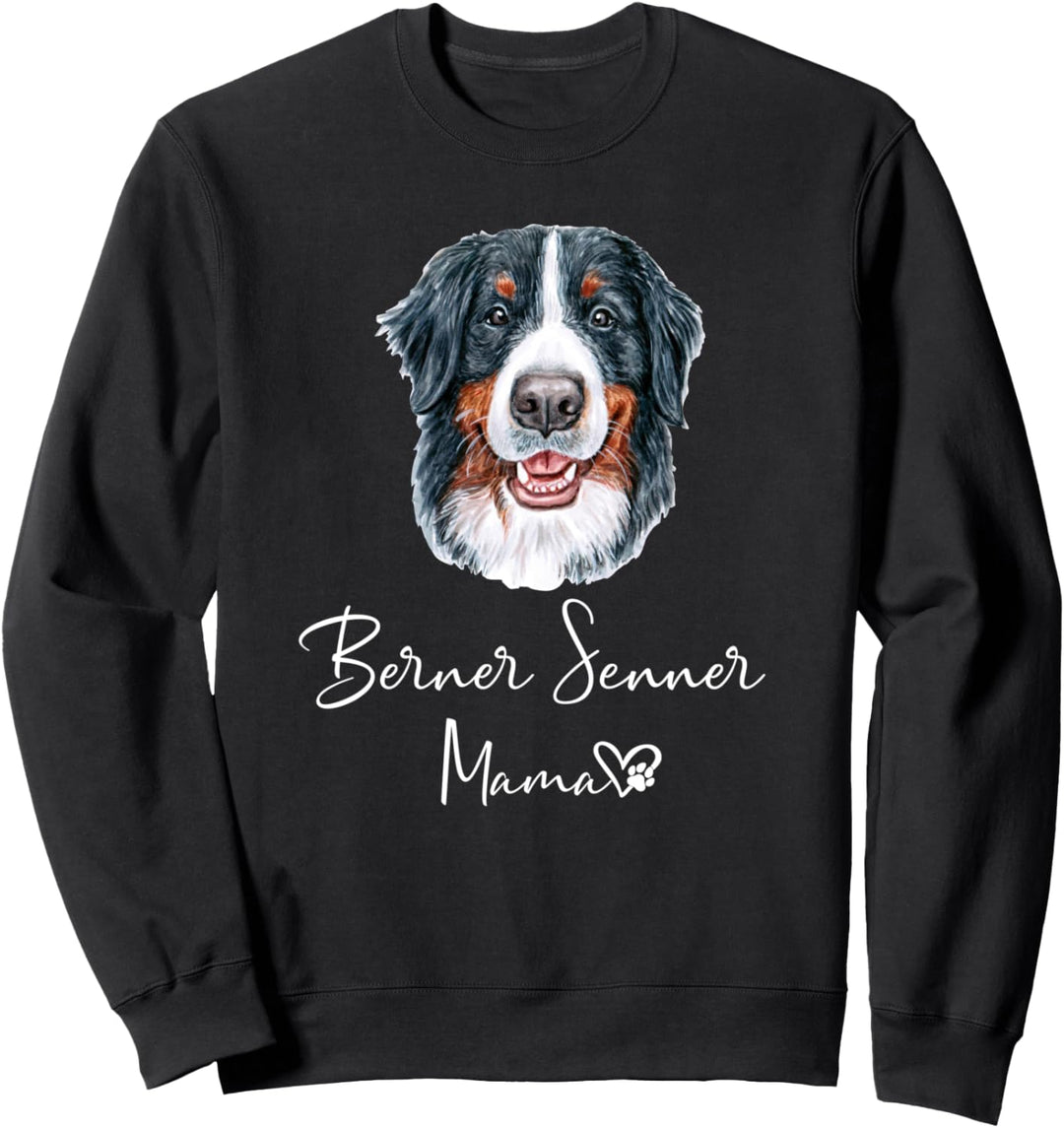 Berner Senner Mama Hundemama Hund Frauchen Geschenk Sweatshirt