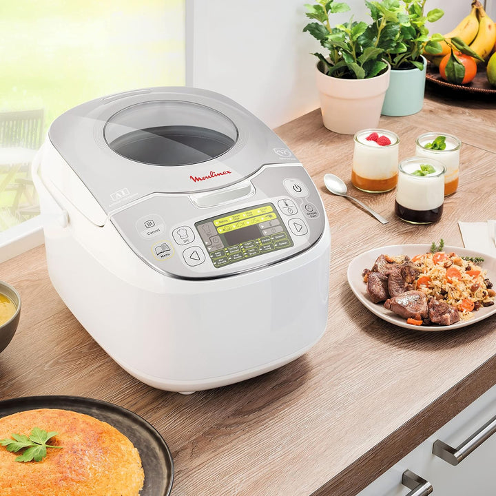 Moulinex MaxiChef Advanced Küchenmaschine, 45 Kochprogramme, nur Spanisch