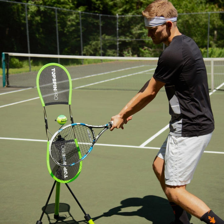 TopspinPro Tennis Trainer | Das Original | Topspin in nur 2 Minuten am Tag Lernen | Einzigartiges Te
